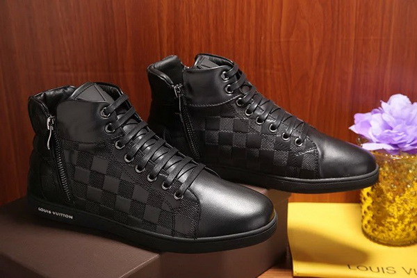 LV High-Top Fashion Men Shoes--017